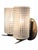 Antique White Vintage Enameled Glass, Brass and Nickel Two Light Wall Sconce For Sale - Image 8 of 11