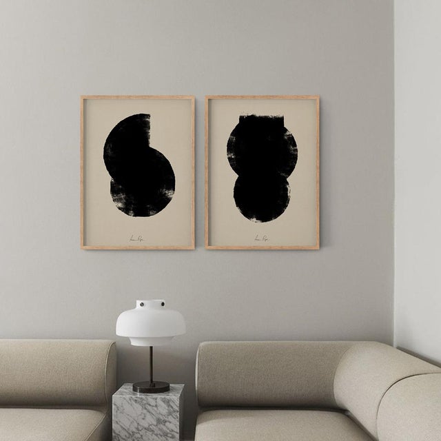 Contemporary Contemporary Minimalist Abstract Giclee Prints - Set of Two For Sale - Image 3 of 3
