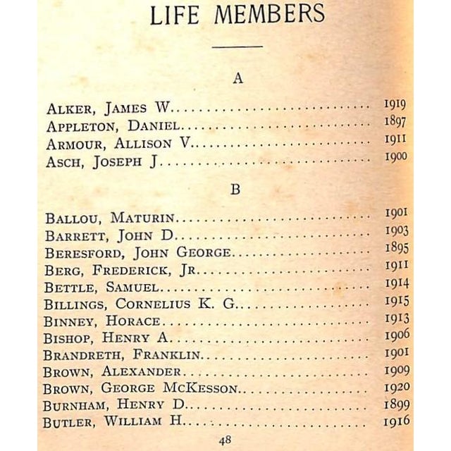 Traditional New York Yacht Club 1920 For Sale - Image 3 of 10