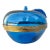 French Blue Glass Apple Trinket Box Circa 1930s For Sale