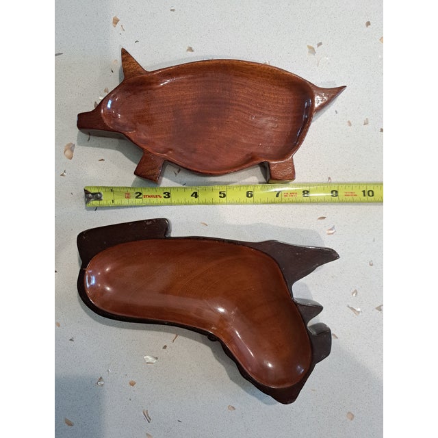 Wood Mid Century Decor For Sale - Image 7 of 7