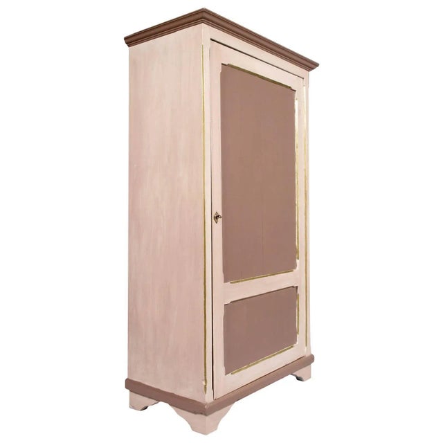 Antique Painted Wardrobe For Sale - Image 6 of 6