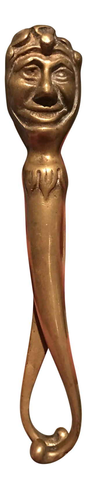 Vintage 1940s Brass Court Jester Nutcracker