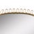 1950s Wall Mirror with Brass Loop Frame by Josef Frank for Svenskt Tenn, Sweden, 1960s For Sale - Image 5 of 7