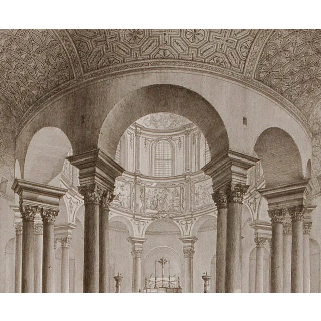 Church of St. Costanza, Rome: An 18th Century Architectural Etching by Giovanni Piranesi, 1774 For Sale In San Francisco - Image 6 of 7