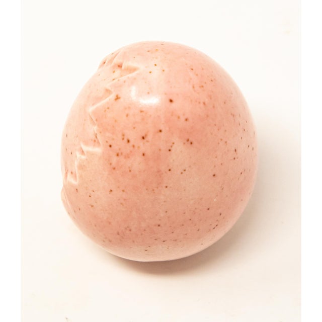 Mid 20th Century Mid 20th Century Ceramic Glazed Eggs- Set of 2 For Sale - Image 5 of 11