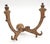 Antique Victorian hall tree hook made of cast iron with a tan painted distressed finish. There is a screw attached to the...