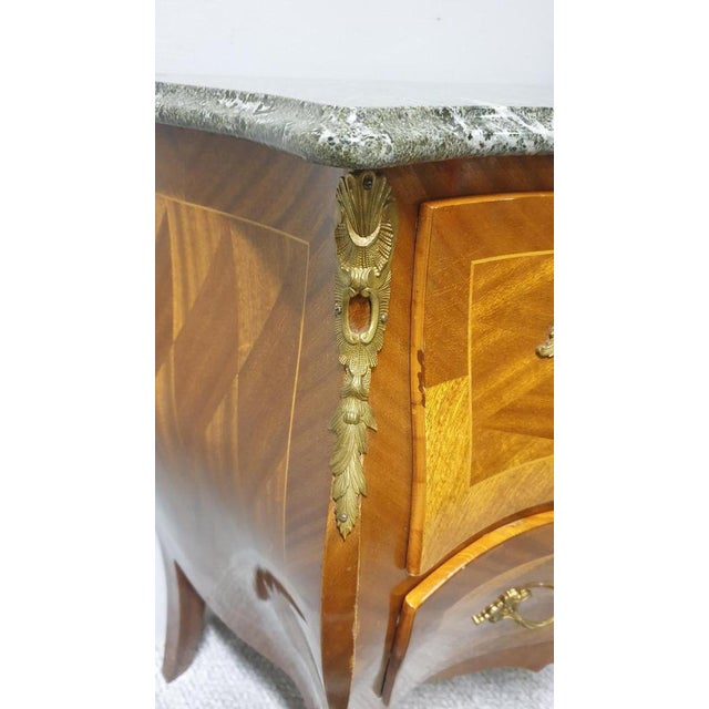 Antique French Bombe Commode For Sale - Image 4 of 9