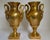 19th Century French Old Paris Gilt Porcelain Swan-Handle Urn Vases – Pair For Sale - Image 15 of 16
