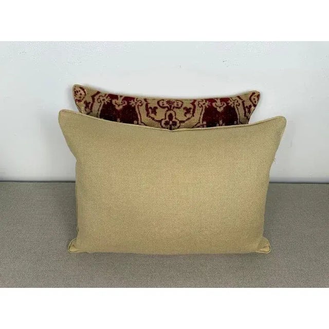 Textile 19th Century Antique Baroque Pillows by Melissa Levinson For Sale - Image 7 of 7