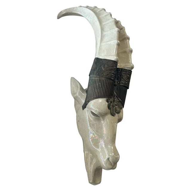 Art Deco Capricorn Wall Lamp, 1930s For Sale - Image 8 of 8