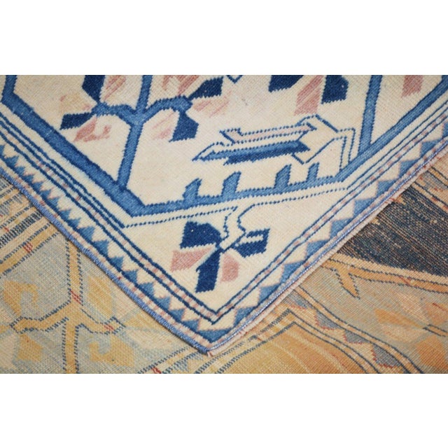 Vintage Turkish Anatolian Hand Knotted Wool Rug, 6'1''x9' For Sale In New York - Image 6 of 6