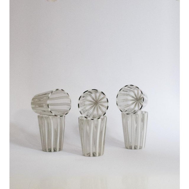 Italian Murano Glassware Set, 2004, Set of 6 For Sale - Image 10 of 18