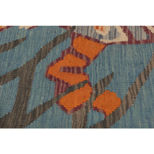Late 20th Century Vintage Pakistani Pictorial Kilim Rug, 03'04 X 04'11 For Sale - Image 5 of 12