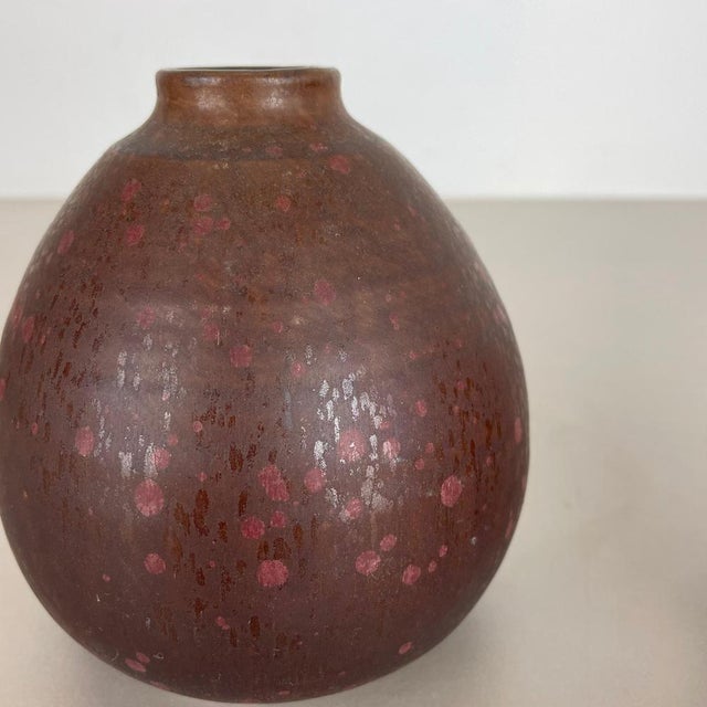 Ceramic Studio Pottery Vases attributed to Elmar & Elke Kubicek, Germany, 1970s, Set of 2 For Sale - Image 6 of 18