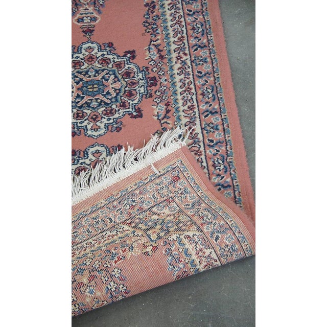 Textile Subtle Runner Rug with Pink Shades For Sale - Image 7 of 8