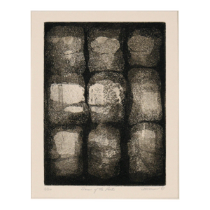 "Sum of the Parts" - Abstract Etching in Ink on Paper (#3/20)