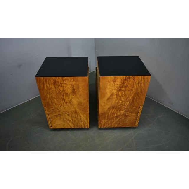 Wood Art Deco Bedside Tables, Czechoslovakia, 1939, Set of 2 For Sale - Image 7 of 18
