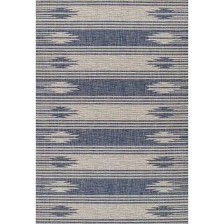 Momeni Contemporary Indoor/Outdoor Riviera Desert Rug in Blue, 2' x 3' For Sale