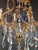 Vintage Venetian Rococo Style Crystal Chandelier Cobalt Blue and Clear Crystals For Sale - Image 9 of 12