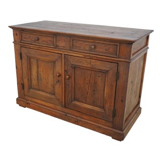 Ralph Lauren Country Pine Server Cabinet For Sale