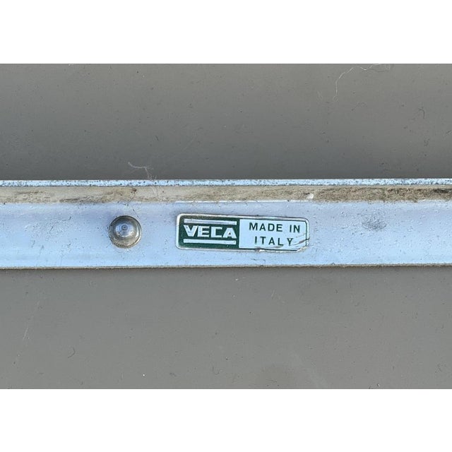 Mid-Century Modern Cobalt Blue Wall Mirror from Veca, Italy For Sale - Image 14 of 15