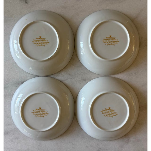 Ceramic Set of 4 Vintage Somerset Pattern Bowls by Georges Briard For Sale - Image 7 of 9