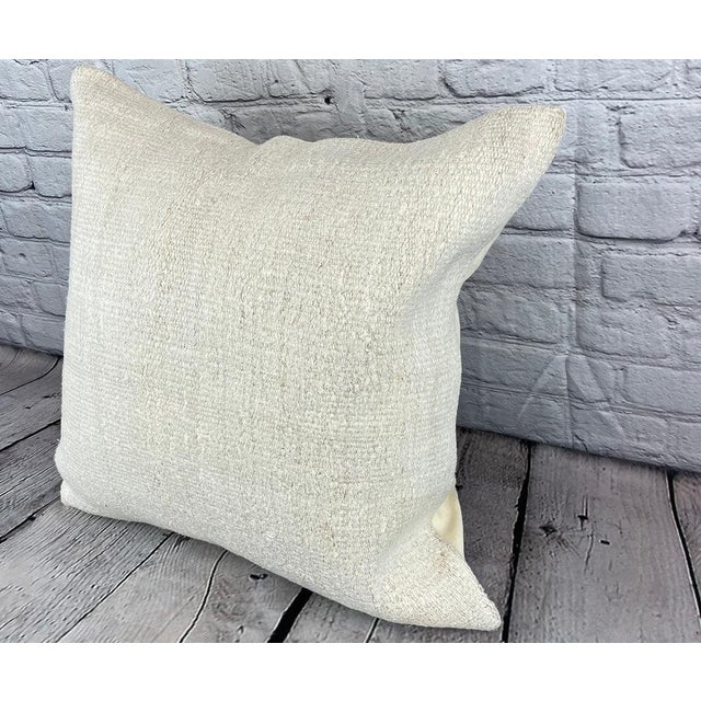 Vintage Pillow Case Turkish Hemp Pillow Decorative Hemp Pillow Dry cleaning only. PILLOW INSERT IS NOT INCLUDED