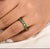 Natural 5.79 cts Zambian emerald band ring in 18k gold For Sale - Image 18 of 18