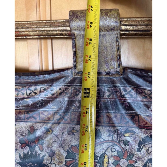 Wood Large Persian Style Art on Wood Wall Hanging For Sale - Image 7 of 8
