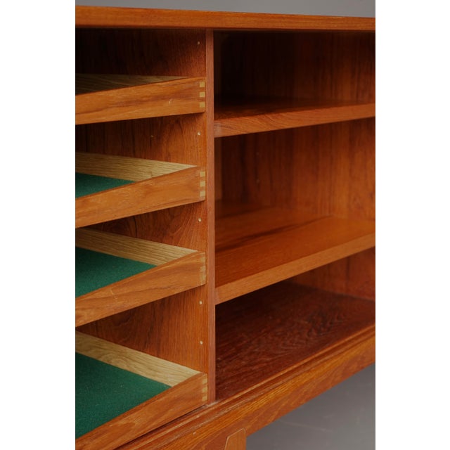 Brown Sideboard by Henry Rosengren Hansen for Brande Møbelindustri, Denmark, 1960s For Sale - Image 8 of 18