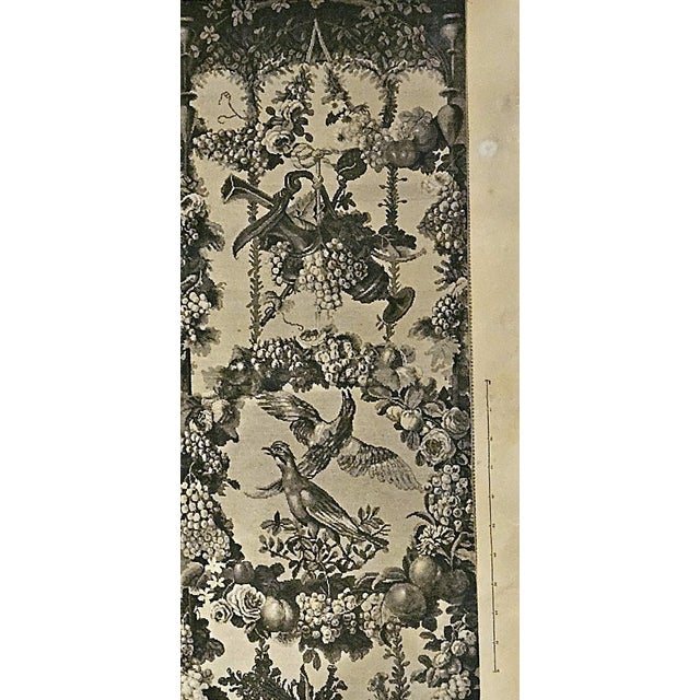 Printmaking Materials Set of 3 Rare Antique French Textile Design Lithographs- Louis Xiv, XVI Styles by Philippe De Lassal, P Migrard For Sale - Image 7 of 7