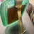 1990s Barovier Style Art Deco Green Murano Glass Picture Frame For Sale - Image 10 of 14