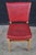 Mid 20th Century Louis Rastetter & Sons 'The Solid Kumfort' Red Leather Folding Chair For Sale - Image 6 of 15