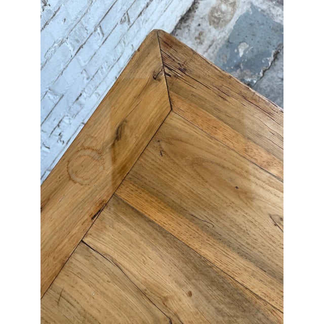 Brown 19th Century Chinese Elm Console Altar Table For Sale - Image 8 of 9