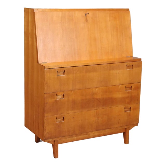 Italian Drop-Leaf Cabinet, 1960s For Sale