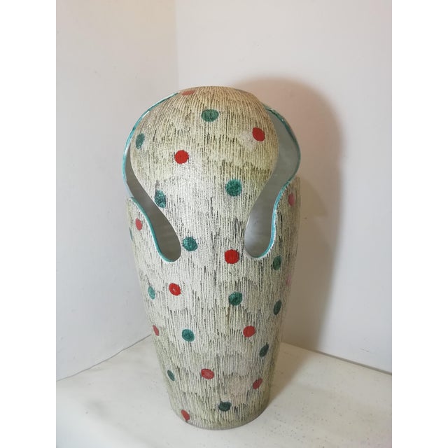 1960s Large Ceramic Vase by Nino Caruso for SIC Ceramiche, Italy, 1960s For Sale - Image 5 of 16