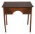 English Yew Wood Custom Made 3 Drawer Dressing Table For Sale