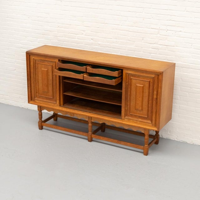 1960s Vintage Oak Sideboard by Axel O. Röck for Otterup Møbelfabrik, 1960s For Sale - Image 5 of 18