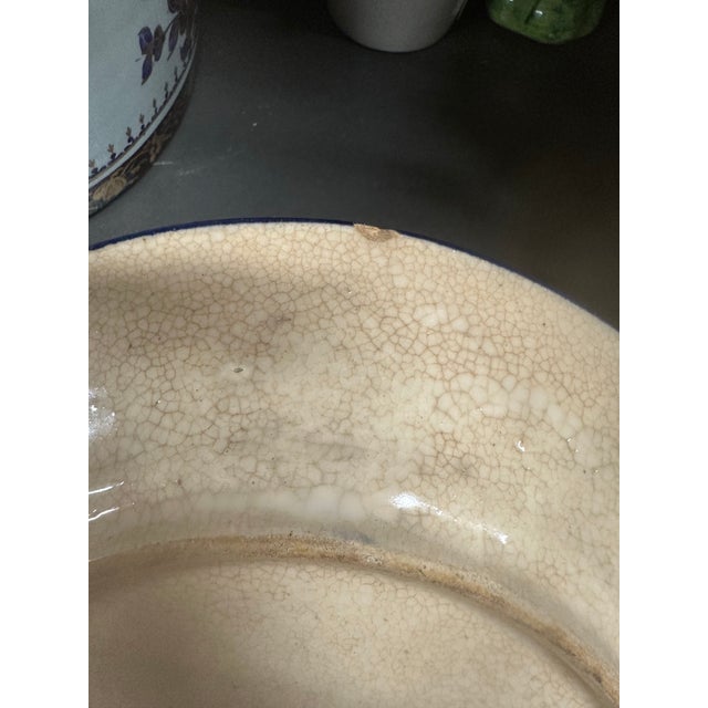 Midcentury Modern Studio Pottery Plate For Sale - Image 9 of 9