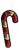 Holiday Candy Cane Ekko Light Display 23.5"H For Sale