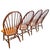 Set of 4 Vintage Bow-Back Windsor Dining Chairs Add a touch of timeless, rustic warmth to your home with this beautiful...