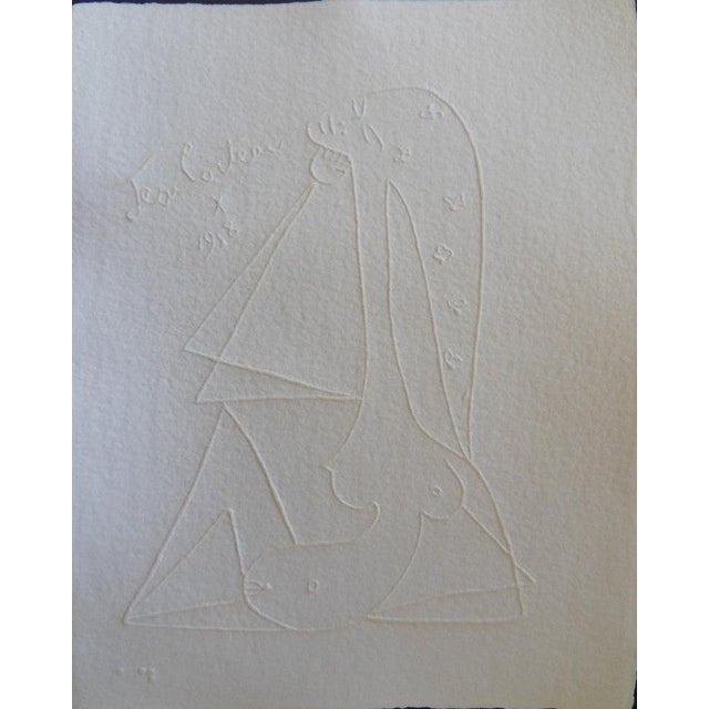 Jean Cocteau, Nu aux cheveux étoilés, Nude, Etching For Sale