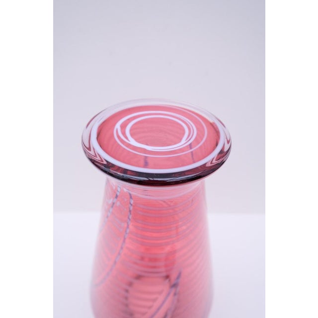Murano Glass Vase by Michelotto, 1980s For Sale - Image 4 of 6