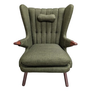 1950s Attributed to Sven Skipper Papa Bear Chair For Sale