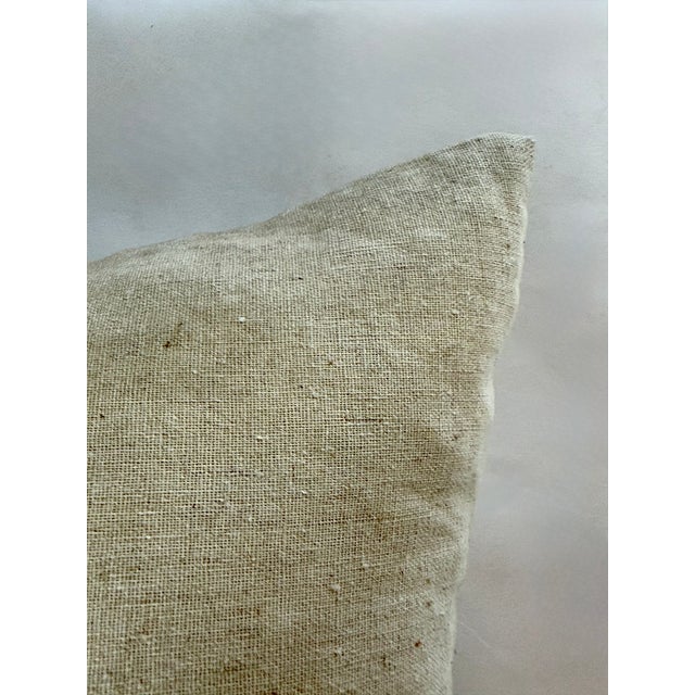 Vintage Silk Embroidered Butterfly Linen Pillow For Sale - Image 11 of 11