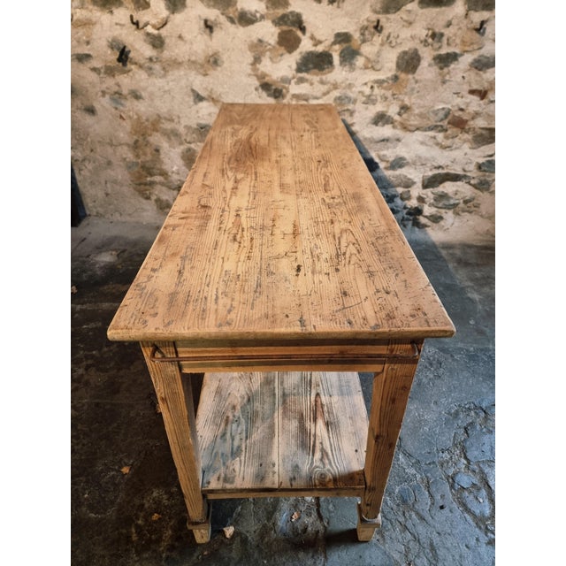 Antique French Drapers Table in Pine, 1890s For Sale - Image 18 of 18