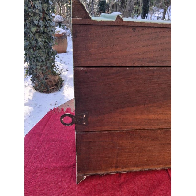 Wood Antique Wooden Wall Cabinet, 1890s For Sale - Image 7 of 15
