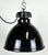 1950s Industrial Bauhaus Black Enamel Pendant Lamp from Elektrosvit, 1930s For Sale - Image 5 of 16