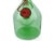 Vintage Hand Blown Italian Green Glass Wine Decanter Carafe With Ice Chamber Chiller and Stoppers For Sale - Image 6 of 9